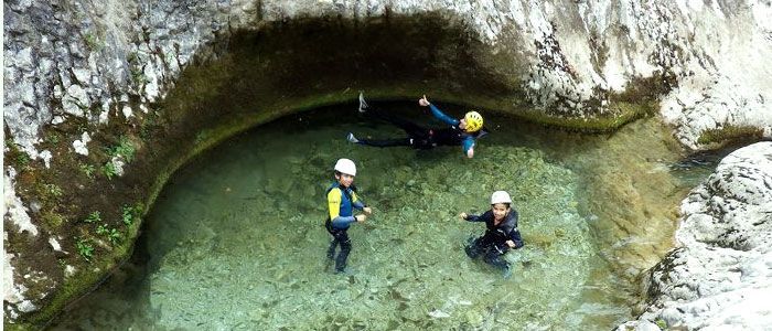Barrancos en el río Sella
