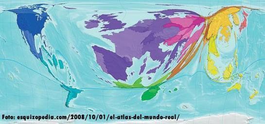Mapa turístico mundial