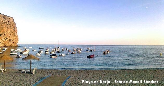 Playa Calahonda, en Nerja