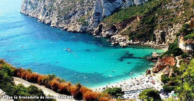 Playa La Granadella Javea, en Alicante