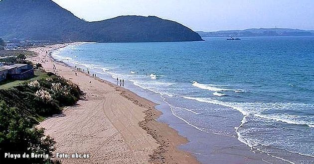 Playa de Berria en Cantabria