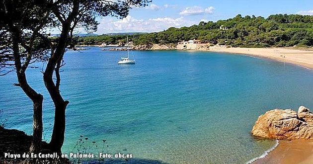 Playa de Es Castell, en Palamós