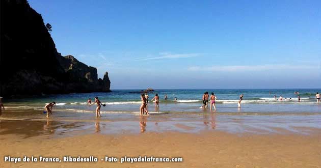 Playa de la Franca, Ribadesella