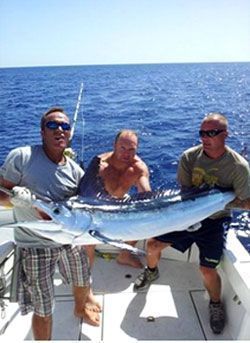 Despedida barco de pesca