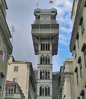 Torre de Santa Justa en Lisboa
