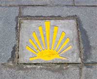 Concha  Camino de Santiago Pamplona