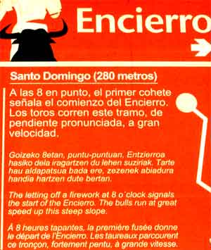 Cartel Encierro de San Fermín