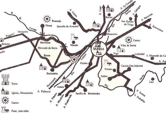 Mapa patrimonio Sarria