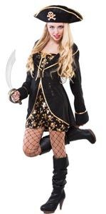Disfraz pirata lujo mujer