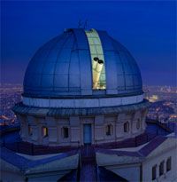 Cena en el observatorio de Barcelona
