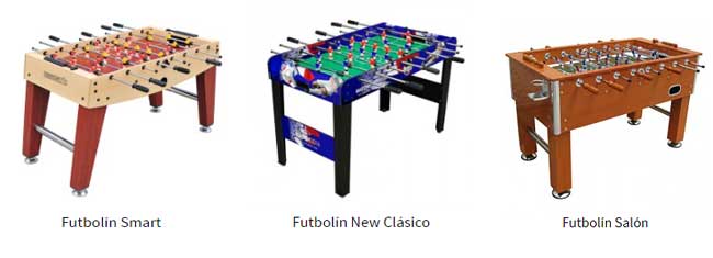 Futbolines de mesa