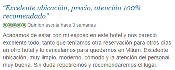 Hotel Vitium Urban Suites opiniones