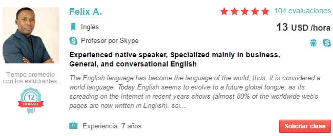 Profesor inglés online Profesor inglés online