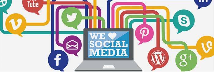 We love social media