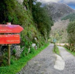 Senda de oso desvío Quirós