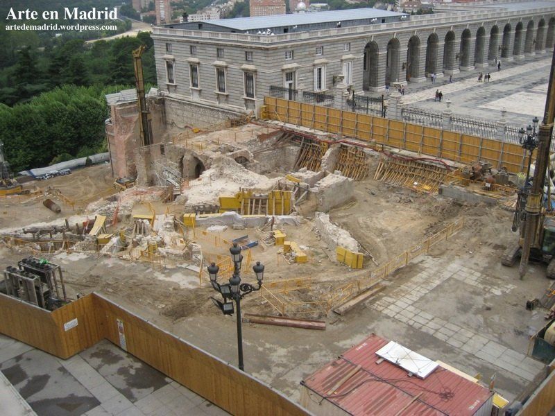 Yacimientos Plaza de la Armería Madrid