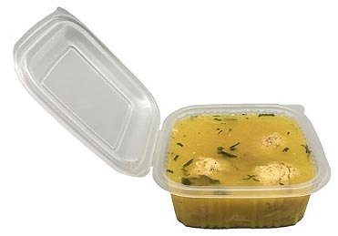 Envase microondeable comida caliente