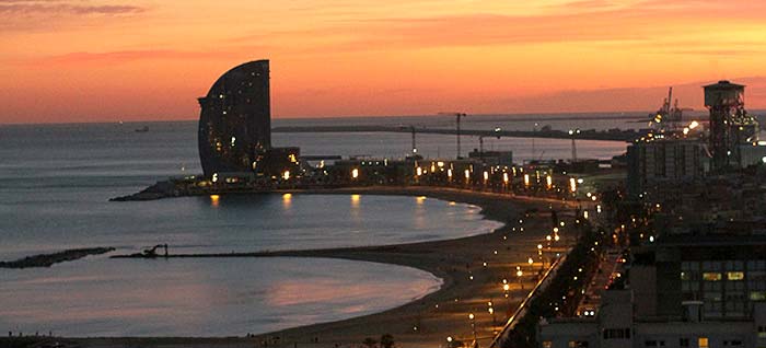 Paseo marítimo de Barcelona