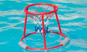 Canasta de baloncesto flotante