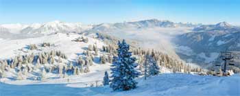Plan romántico en la nieve