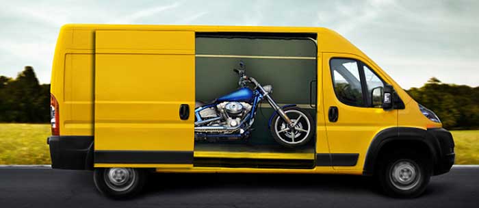 Transportes de motos en Europa