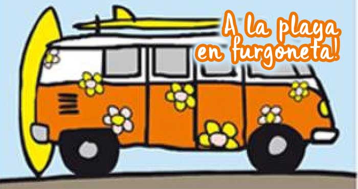 A la playa en furgoneta