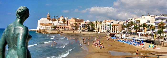 Playa Sant Sebastia Sitges