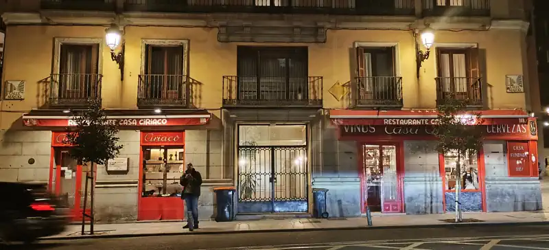 Cara Ciriaco, Madrid