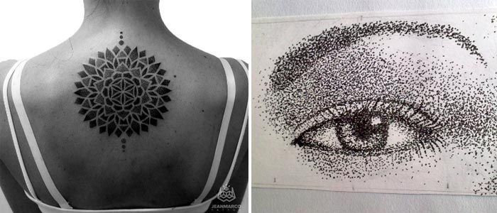 Dotwork y puntillismo