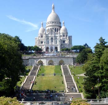 Basílica del Sagrado Corazón en Montmartre Basílica del Sagrado Corazón en Montmartre