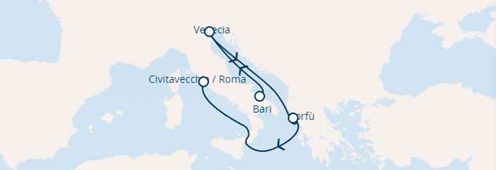 Minicruceros Italia y Grecia Minicruceros Italia y Grecia
