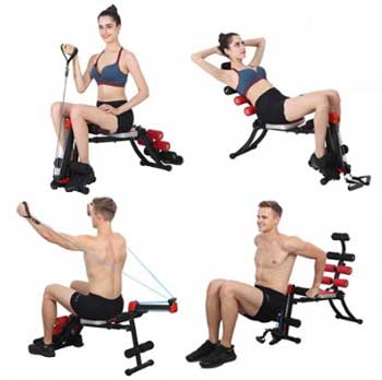 Banco de abdominales y musculación