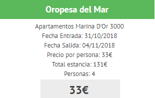 Ofertas apartamentos Marina D'Or