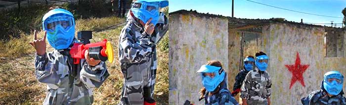 Paintball para niños