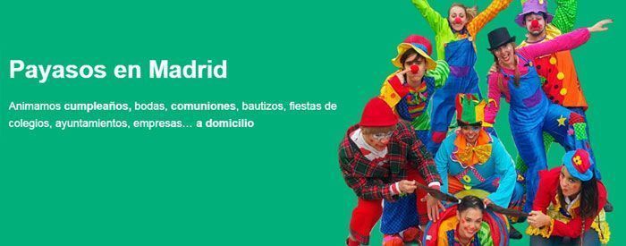 Payasos en Madrid