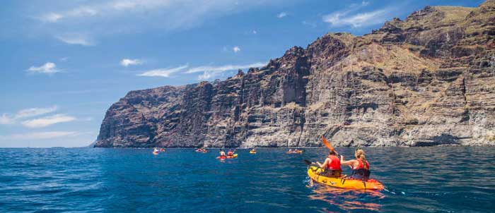 Ruta Kayak Los Gigantes en Tenerife