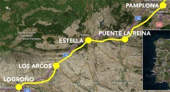 Camino de Santiago Pamplona Logroño