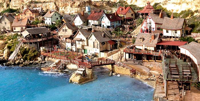 Pueblo de Popeye en Malta Pueblo de Popeye en Malta