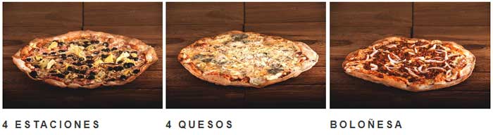 Pizzas tradicionales