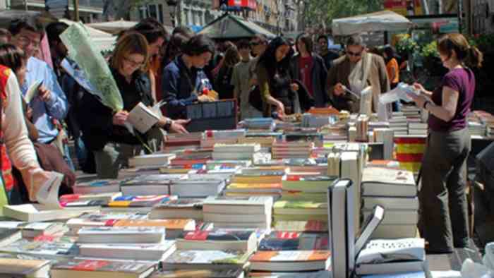 Sant Jordi Las Ramblas