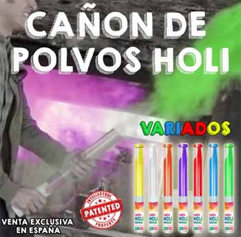 Cañón de polvos Holi