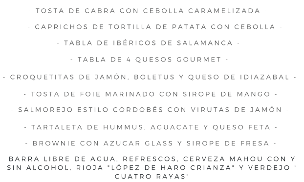 Mení Duetto fiestas en casa