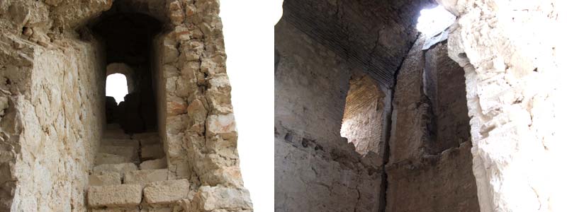 Interior del Castillo de Oreja