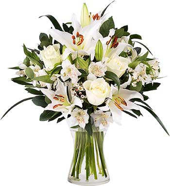 Lirios Rosas Amor Inocente
