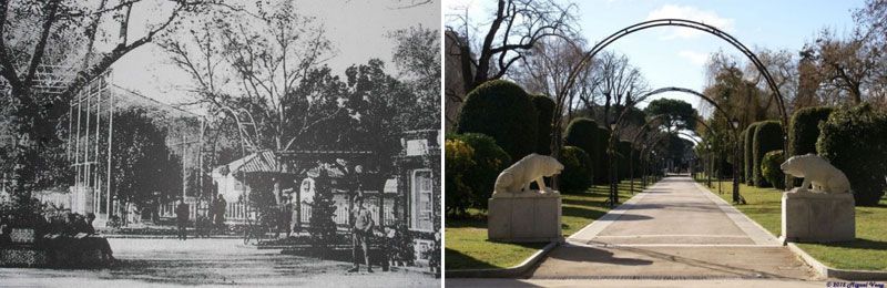 Casa de fieras en el Retiro Casa de fieras en el Retiro