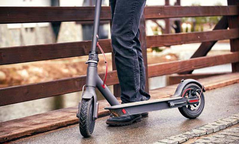 Patinete eléctrico por el Retiro