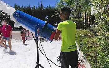 Alquiler cañón de agua en Málaga