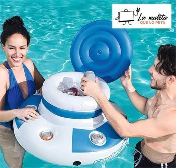 Nevera flotante para piscinas