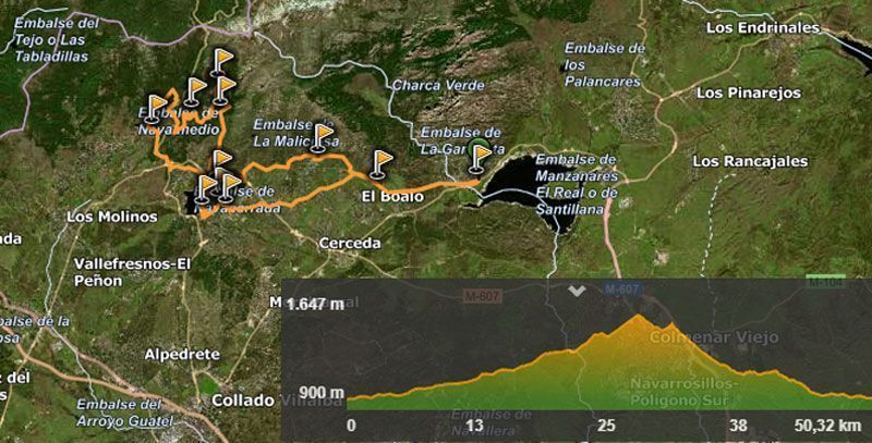 Rutas bicicleta Sierra de Guadarrama