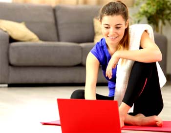 Clases de fitness en casa